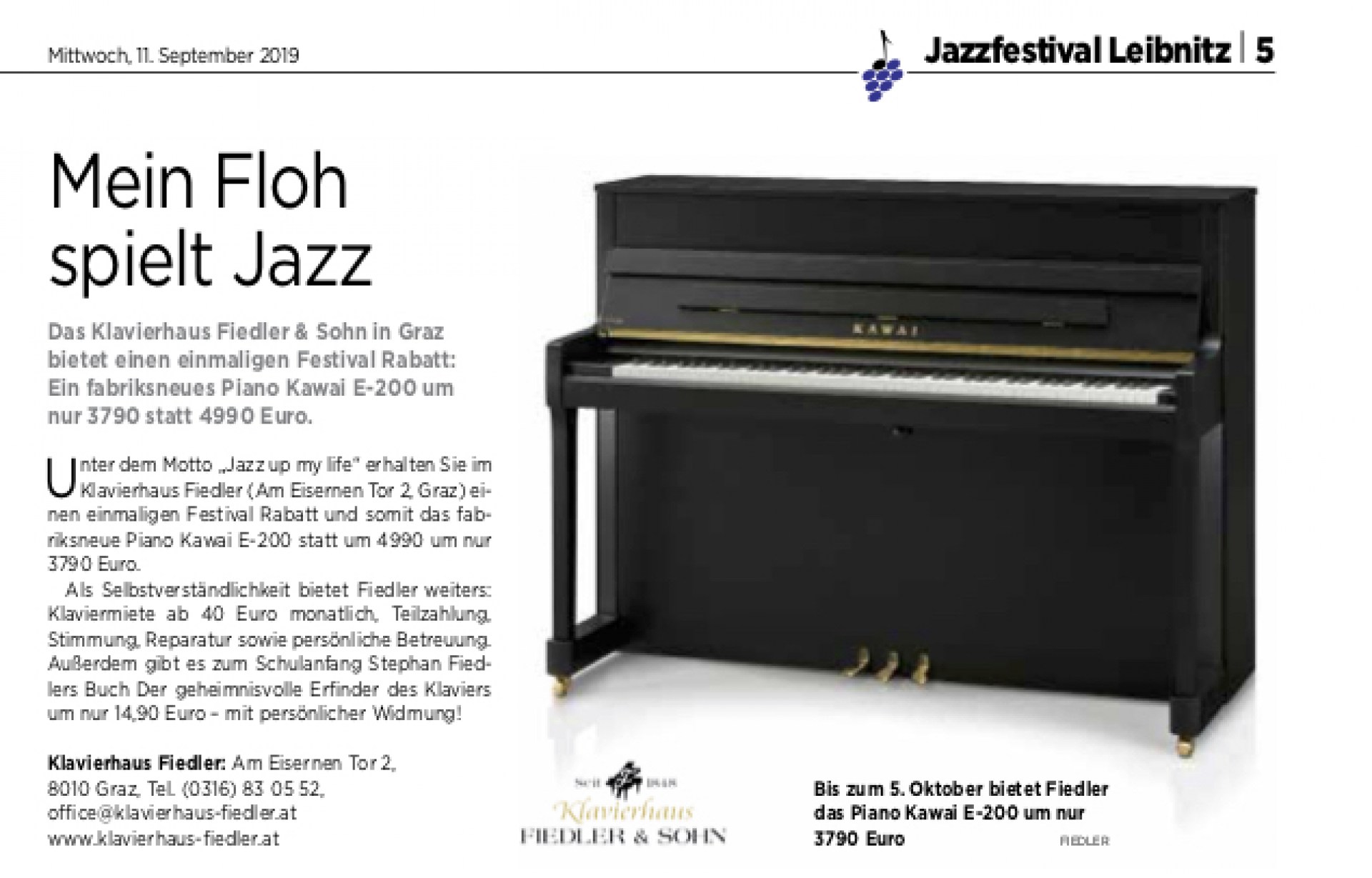 Jazzfestival Leibnitz Aktion 19